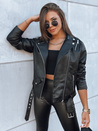 Damen Lederjacke VOGUE GLAM schwarz Dstreet TY3898