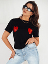 Damen T-shirt PALIS schwarz Dstreet RY2430