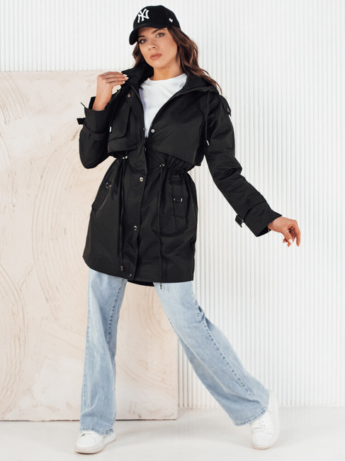 Damen Parka Jacke BRENS schwarz Dstreet TY4230