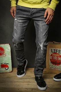 Herren Jeanshosen Farbe Grau DSTREET UX2325