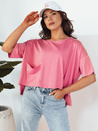 Damen Bluse mit kurze Ärmeln ARRIWA Farbe Rosa DSTREET RY2508