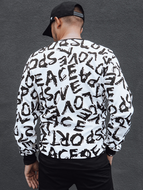 Herren Sweatshirt ohne Kapuze weiß Dstreet BX5768