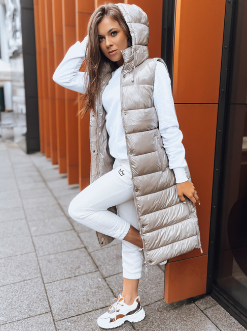 Damen Steppweste GANTINI Farbe Beige DSTREET TY3745