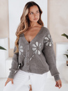 Damen Strickjacke KERINDA grau Dstreet MY2503