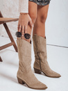 Damen Cowboystiefel beige Dstreet ZY1091
