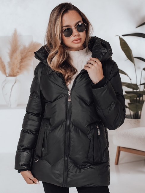 Damen Winterjacke SALVONA schwarz gesteppt Dstreet TY4997