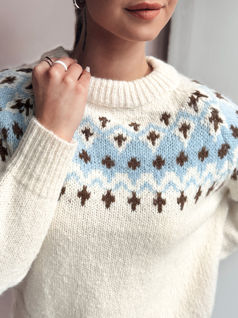 SKADOVA Damen Einheitsgröße Pullover hellbeige Dstreet MY2351