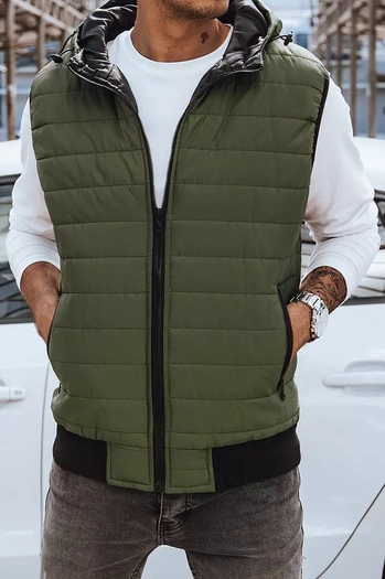 Grüne Herrenweste Dstreet TX4237