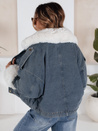 Winter-Jeansjacke mit Pelz blau Dstreet TY5160
