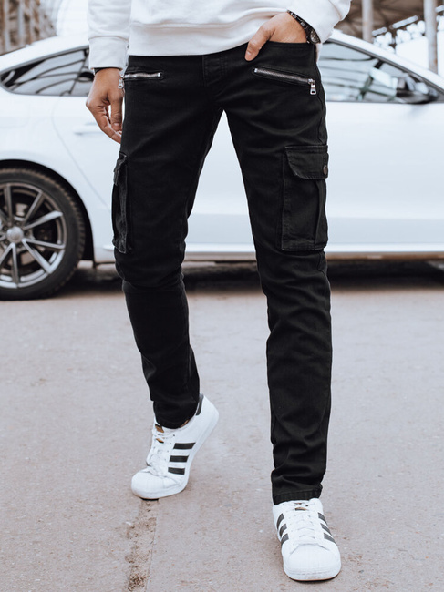 Herren Cargohosen Farbe Schwarz DSTREET UX4237