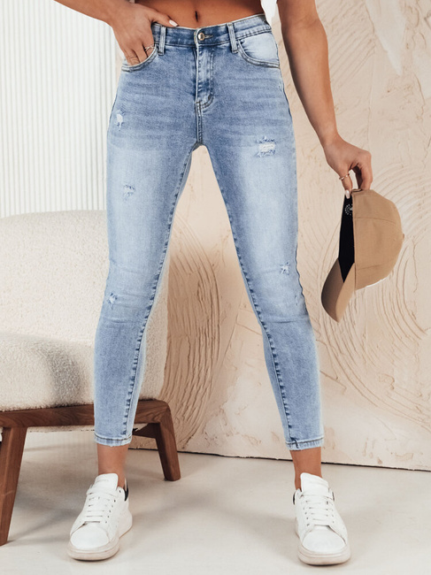 Damen Jeans mit hoher Taille ZURIAN Farbe Blau DSTREET UY1915