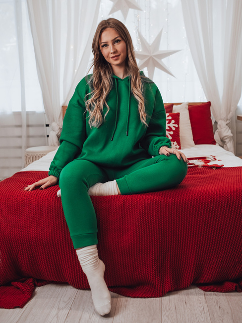 KSENIIA PREMIUM Damen-Trainingsanzug-Set grün Dstreet AY1111