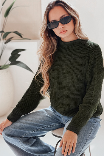 Damen Pullover CAMERON Grün Dstreet MY1153