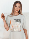 Damen T-shirt mit Aufdruck EMLOT Farbe Grau DSTREET RY2623