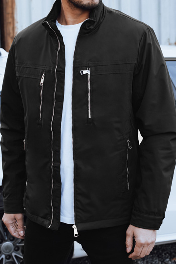 Herren Übergangsjacke schwarz Dstreet TX5035