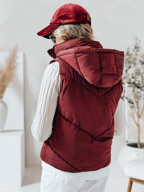 Damen Steppweste LIKEHUGS burgundy Dstreet TY4976