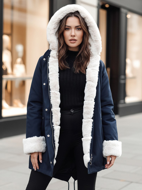 Damen Winter Parka Jacke STARBURST navy blau Dstreet TY4764