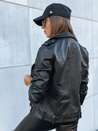Damen Lederjacke MODE MOSAIC schwarz Dstreet TY3893