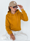 Damen Kapuzenpullover BASIC Camel BY0560