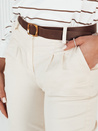 Damen Casual Hose CHITRAS Farbe Ecru DSTREET UY1884