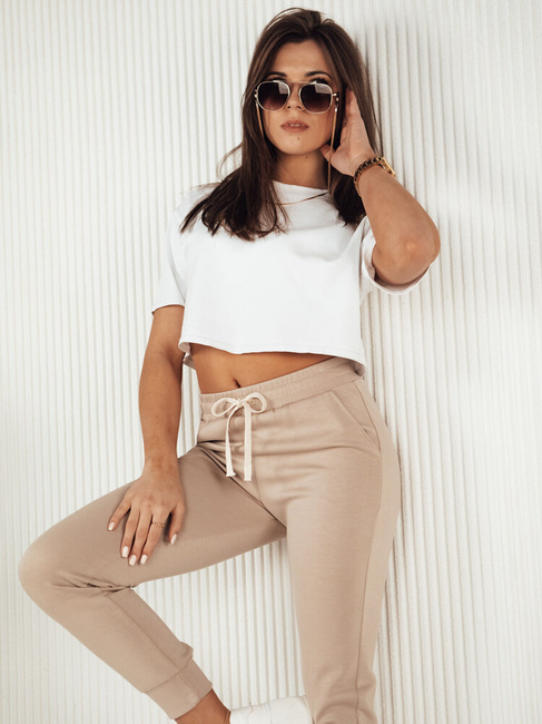 Damen Jogginghose MILA Farbe Beige DSTREET UY1824