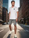 Kurze Herrenjeans dunkelgrau Dstreet SX2351