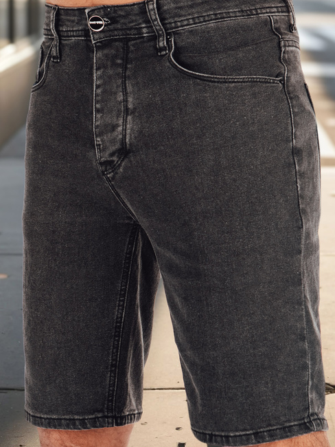 Herren Denim-Shorts schwarz Dstreet SX2493