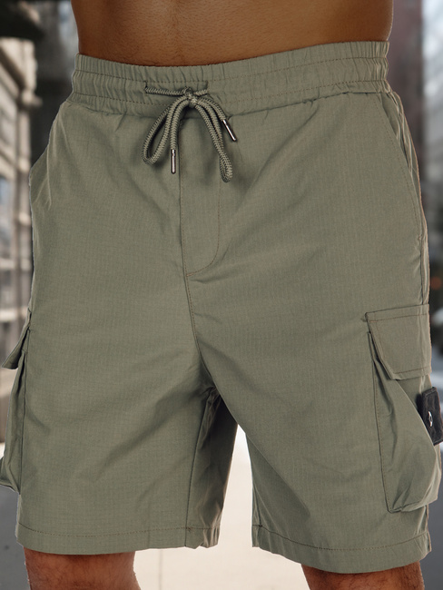 Herren Stoff Kampfshorts grün Dstreet SX2504