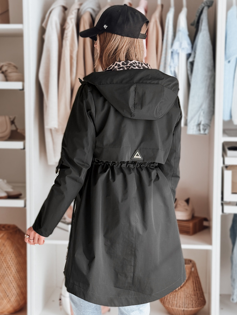 Damen Übergangs-Parka-Jacke FERISSA schwarz Dstreet TY4871