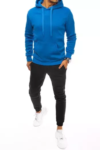 Herren Trainingsanzug-Set Farbe Blau-Schwarz DSTREET AX0645
