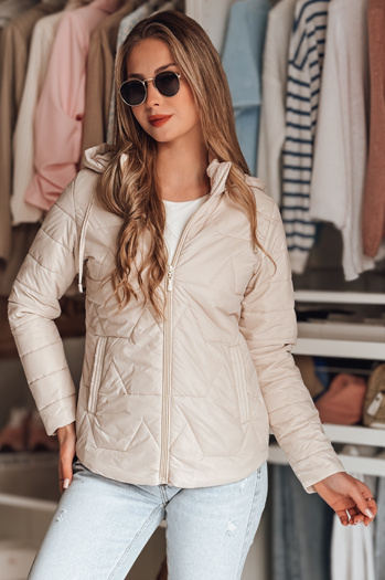 Damen Übergangs-Steppjacke ENZIOK beige Dstreet TY4865