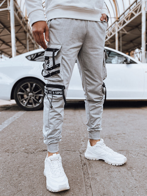 Herren Cargohosen Farbe Grau DSTREET UX4219