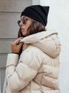 Damen Stepp-Winterjacke mit Kapuze MENSI beige Dstreet TY4585