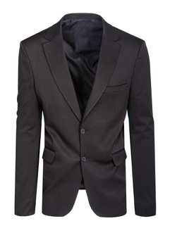 Einreihiger Herrenblazer schwarz Dstreet MX0629_1