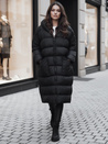Damen Oversize Winterjacke mit Kapuze ANNIKA schwarz Dstreet TY4541z