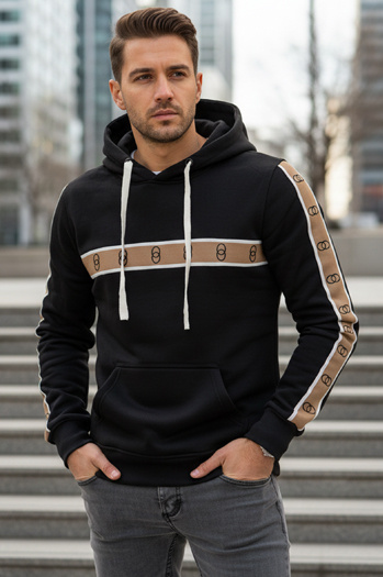 Herren Kapuzenpulli schwarz Dstreet BX5944