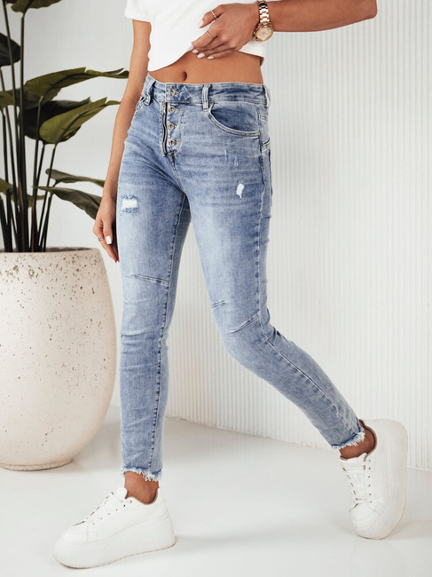 Damen Jeans mit hoher Taille GINA Farbe Blau DSTREET UY1860