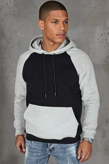 Herren Basic Hoodie schwarz Dstreet BX5889