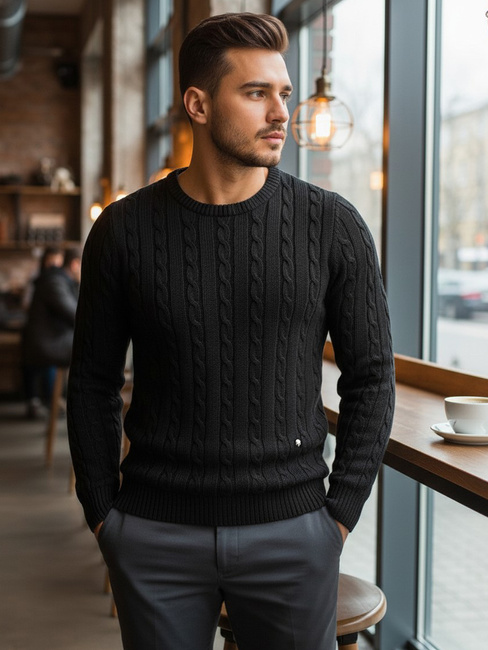 Herren Pullover Schwarz Dstreet WX1880