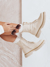 Damenstiefel MOONSTONE Farbe Beige DSTREET ZY0367