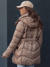 Gesteppter Damen-Wintermantel BLOOM camel Dstreet TY4536