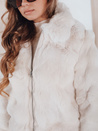 Damen Pelzjacke weiß Dstreet TY5145