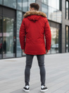 Herren Winter Parka Jacke rot Dstreet TX2995z