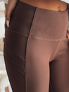 Damen Leggings mit hoher Taille FLEXION burgundy Dstreet UY2341