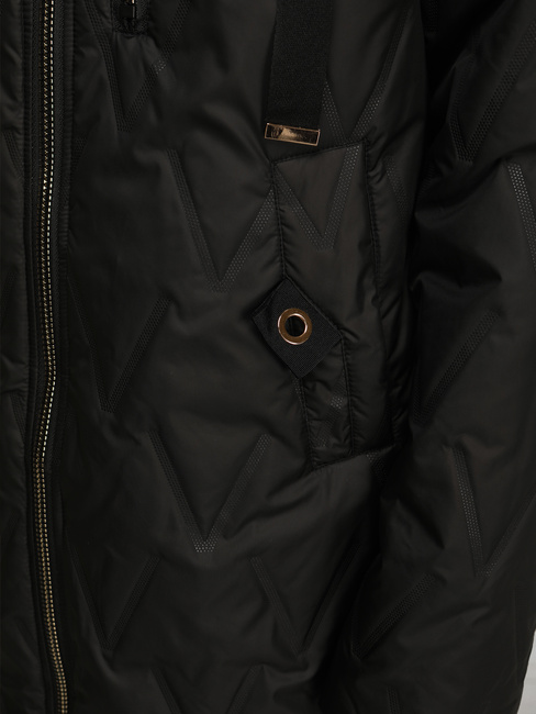 Gesteppte Damen-Übergangsjacke schwarz Dstreet TY5562