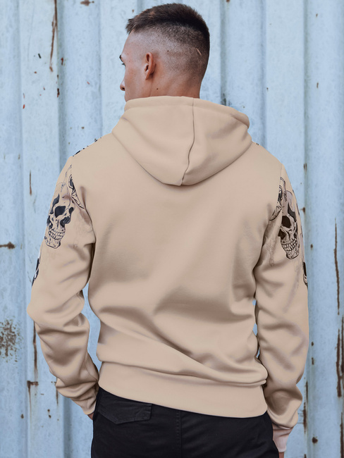 Herren-Kapuzenpullover beige Dstreet BX5842