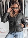 Damen Winterjacke SNOWLIKE gesteppt mit Kapuze schwarz Dstreet TY4930