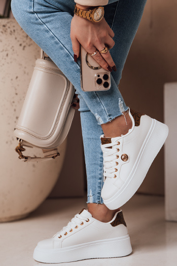 Damen Plateau Turnschuhe RIFII khaki Dstreet ZY0686