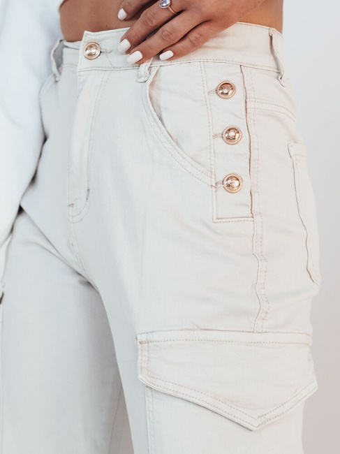 Damen Casual Hose RIMANS Farbe Hellbeige DSTREET UY1935