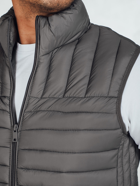 Herren Steppweste dunkelgrau Dstreet TX5081